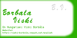 borbala viski business card